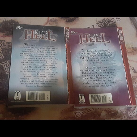 King of Hell 1,2 Tokyopop manga lot, Ra In-Soo - Picture 4 of 4